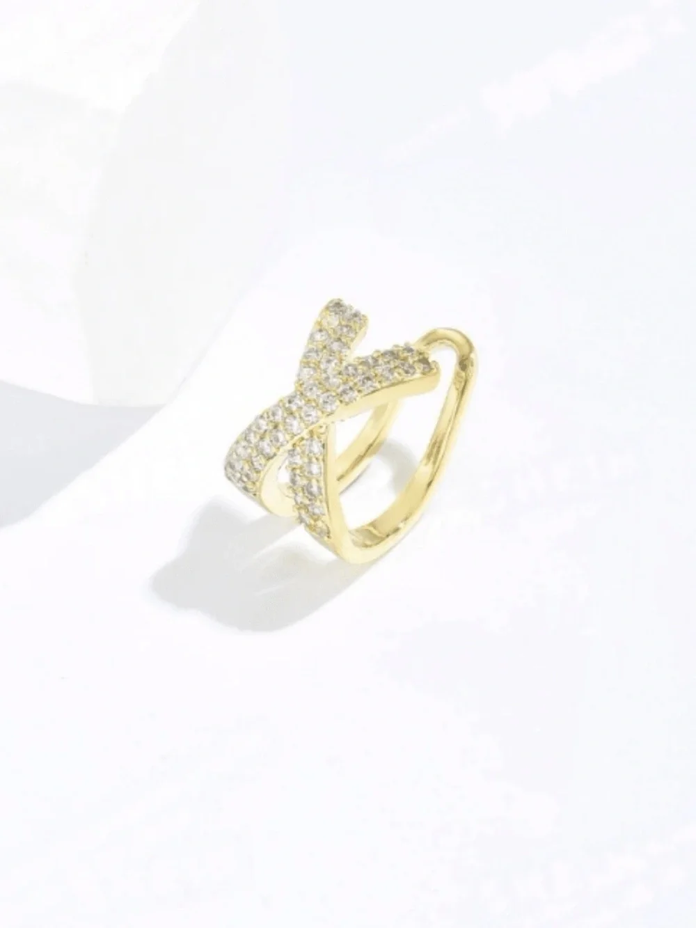 Gold ear cuff